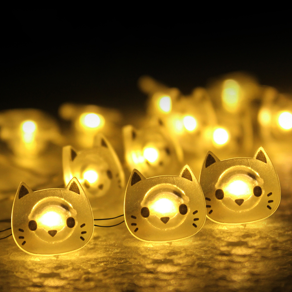 Elinkume-Cartoon-2M-LED-String-Light-20LEDs-Cat-Copper-Wire-LED-Fairy-Light-Battery-Christmas-Wedding-1