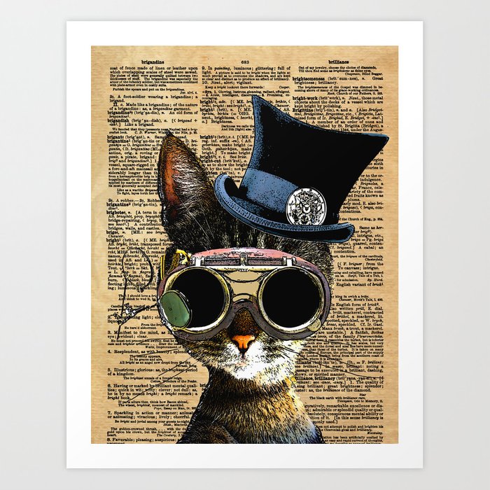 clockwork-kitty-steampunk-cat-prints