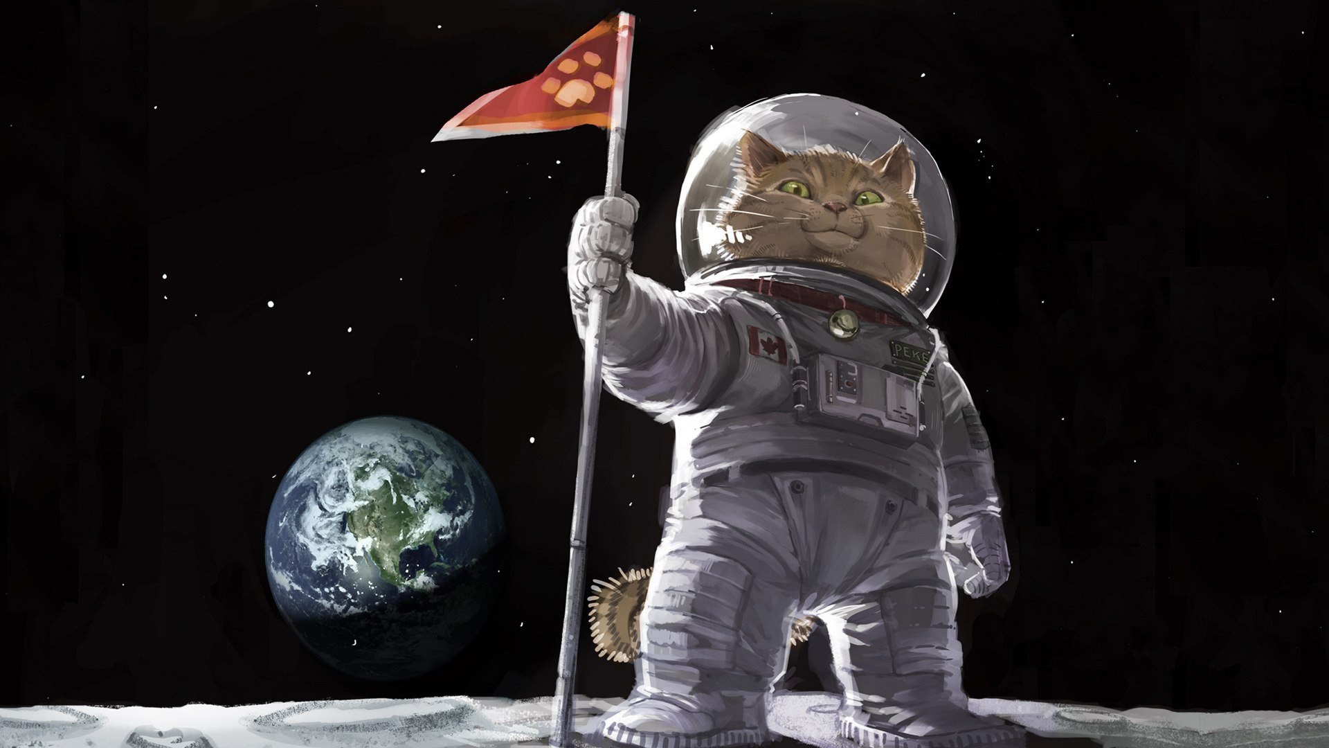 Cartoons_Cat_astronaut_on_the_moon_094098_